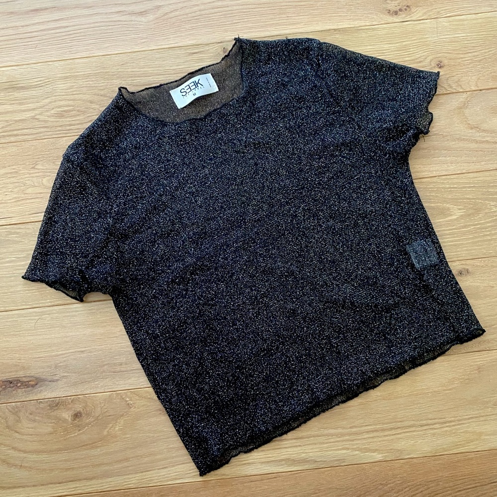 Sheer Sparkle Top M